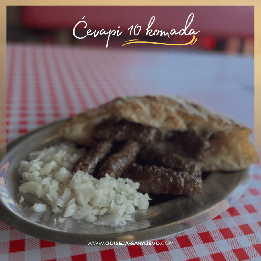 Sarajevski ćevapi (10 komada)