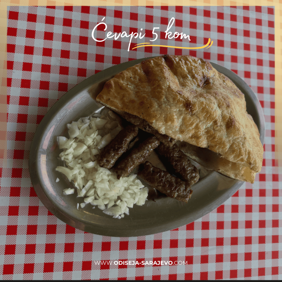 Sarajevski ćevapi (5 komada)